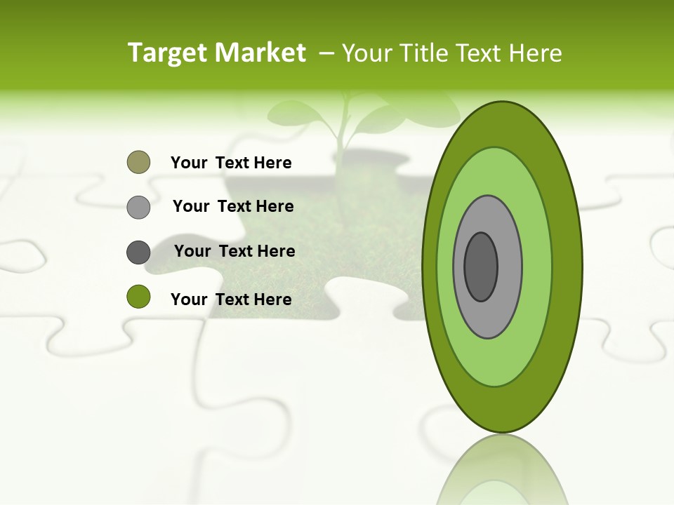 Seed Jigsaw Hope PowerPoint Template