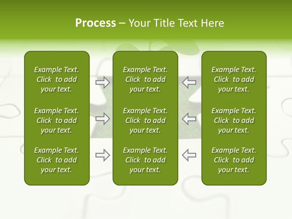 Seed Jigsaw Hope PowerPoint Template