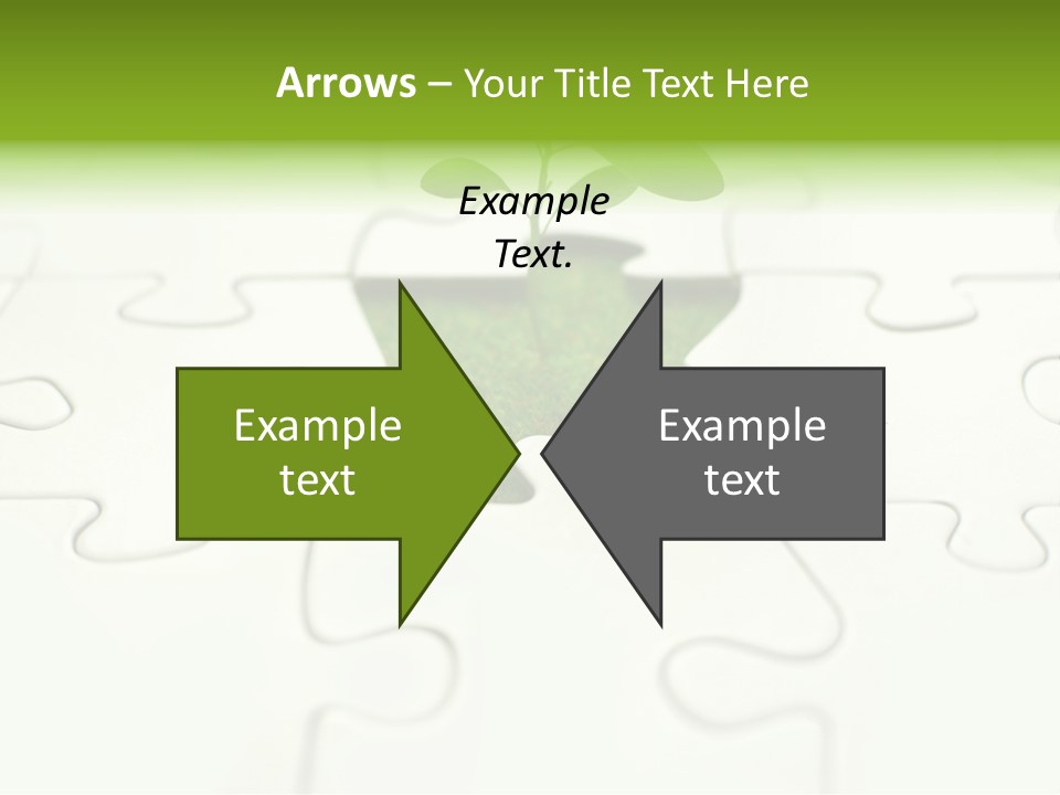 Seed Jigsaw Hope PowerPoint Template