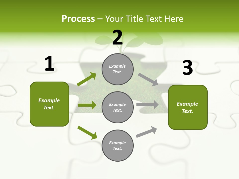 Seed Jigsaw Hope PowerPoint Template