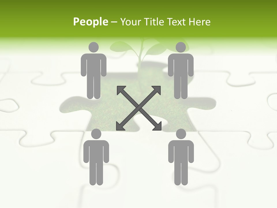 Seed Jigsaw Hope PowerPoint Template