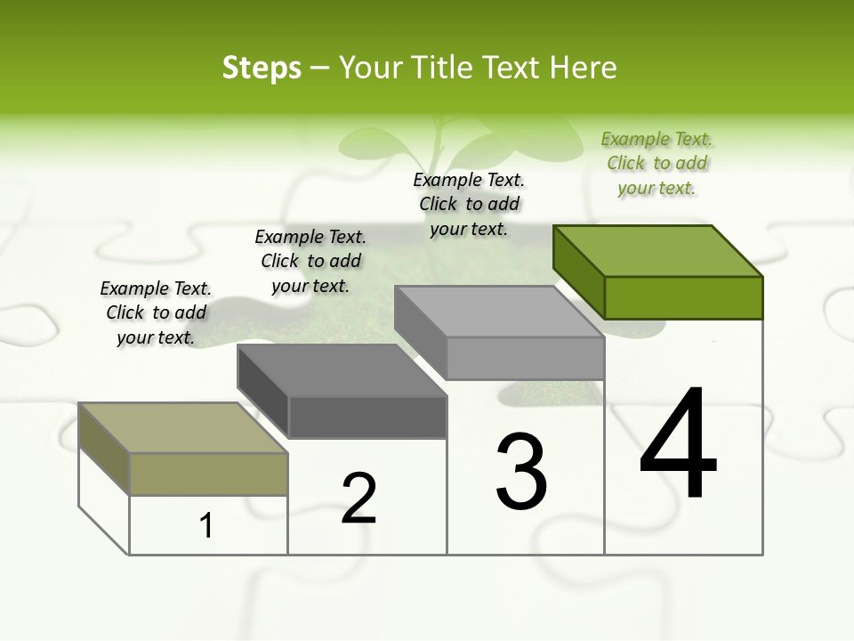 Seed Jigsaw Hope PowerPoint Template