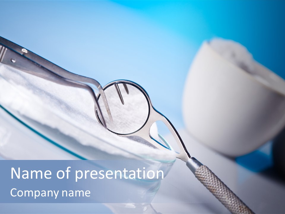 Jaw Surgeon Equipment PowerPoint Template