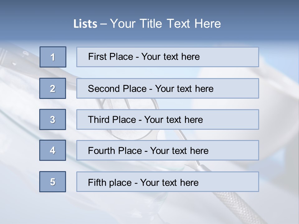Jaw Surgeon Equipment PowerPoint Template
