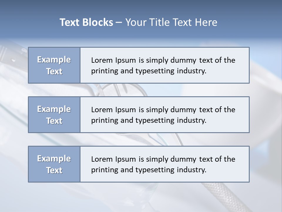Jaw Surgeon Equipment PowerPoint Template