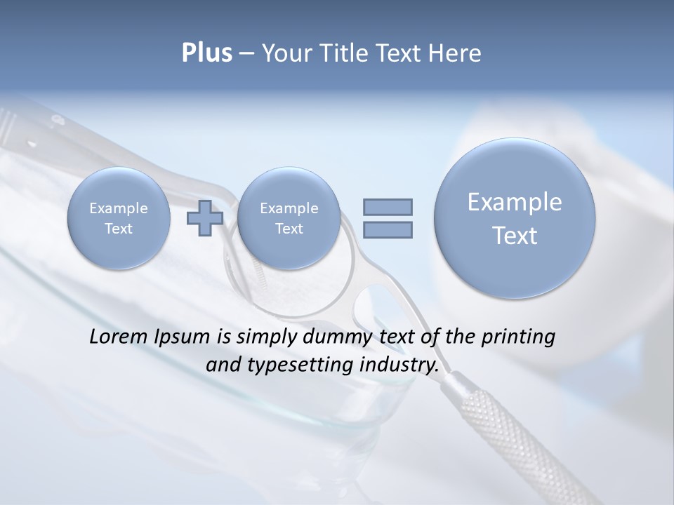 Jaw Surgeon Equipment PowerPoint Template