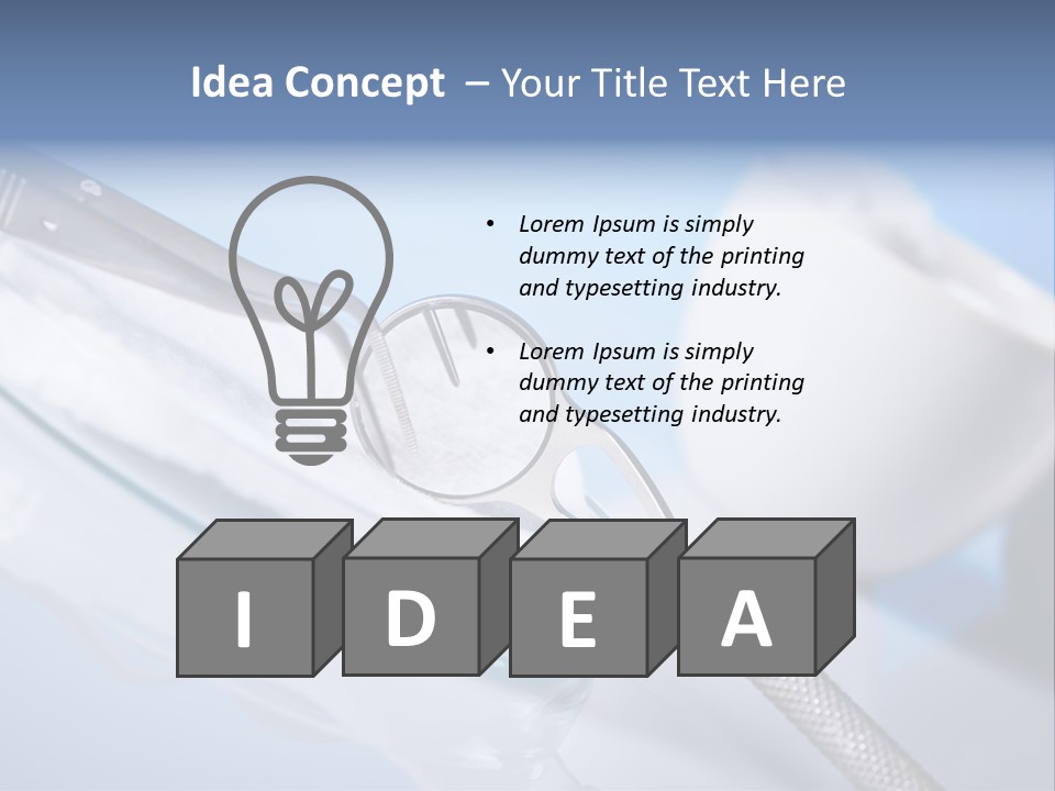 Jaw Surgeon Equipment PowerPoint Template