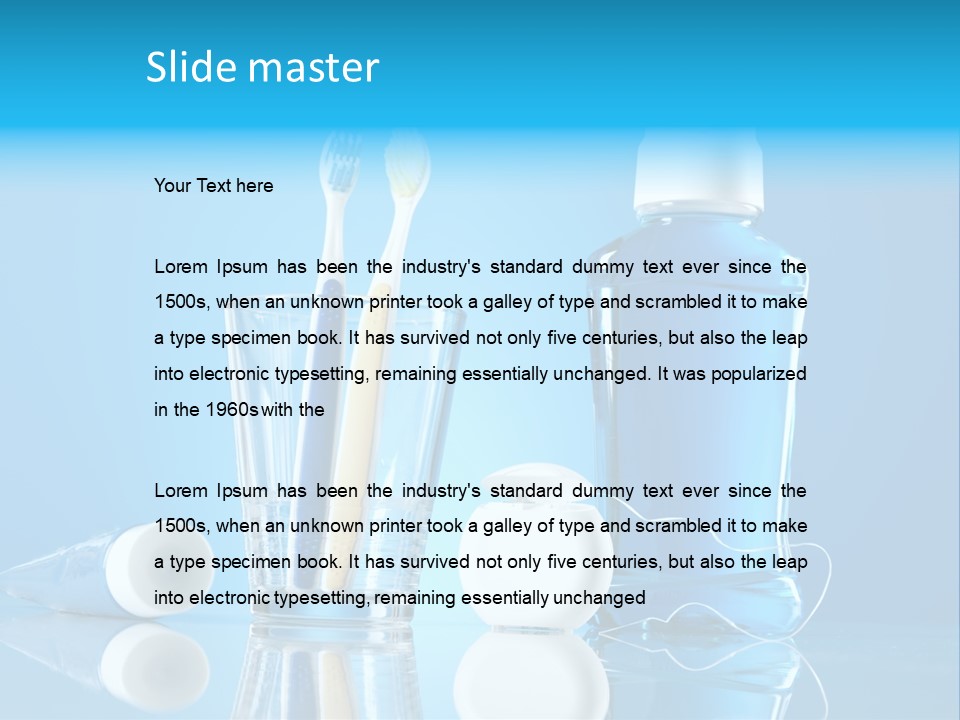 Profession Healthy Instrument PowerPoint Template