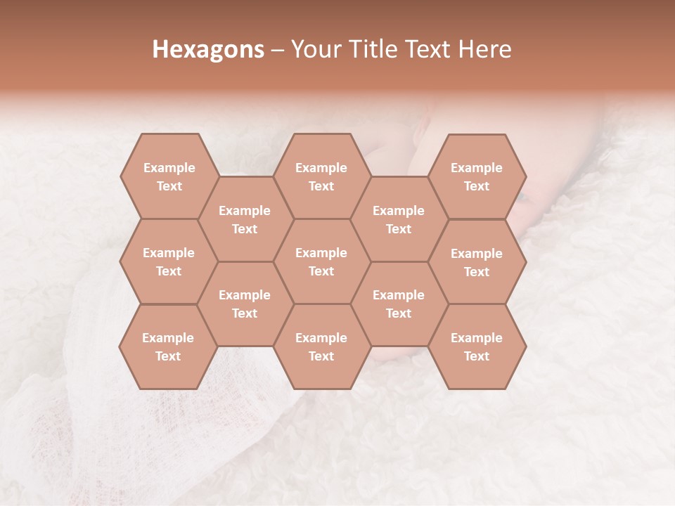 Cute Girl Awake PowerPoint Template