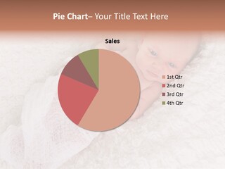 Cute Girl Awake PowerPoint Template