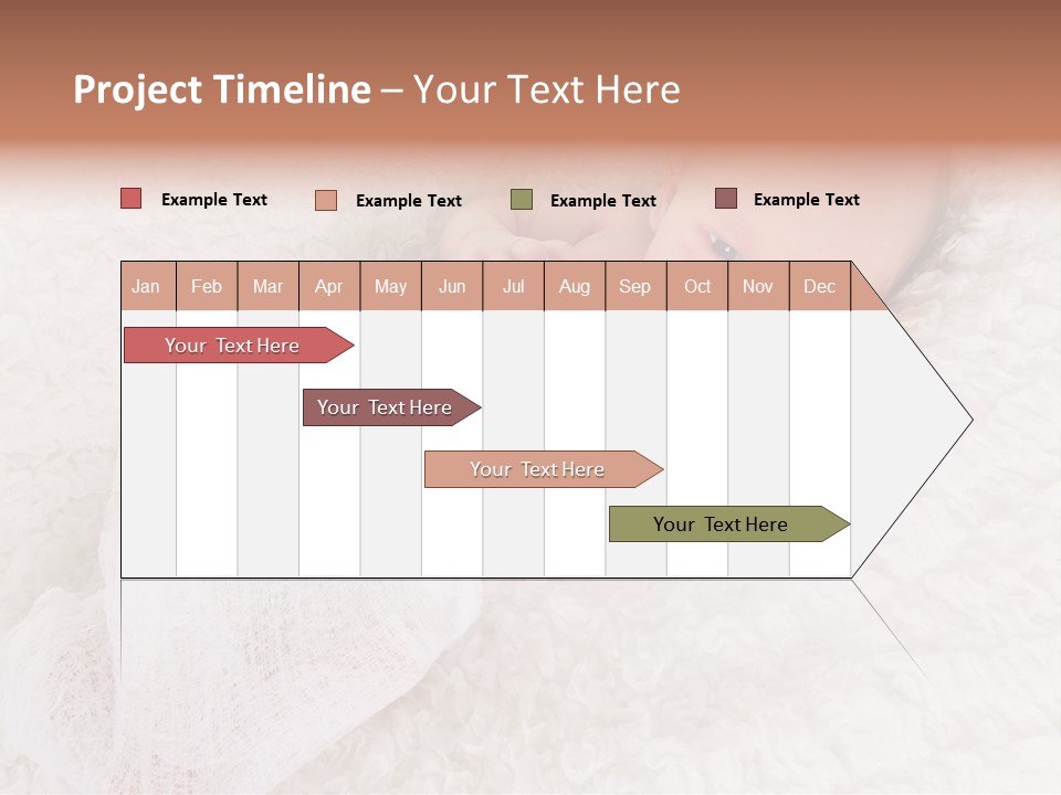 Cute Girl Awake PowerPoint Template