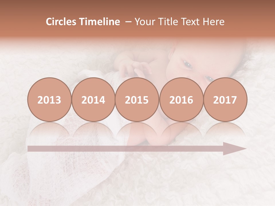 Cute Girl Awake PowerPoint Template