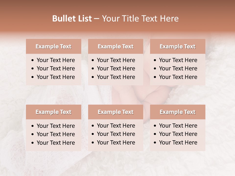 Cute Girl Awake PowerPoint Template