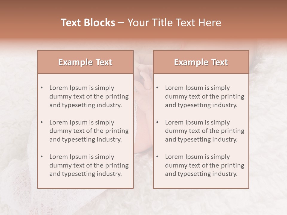 Cute Girl Awake PowerPoint Template