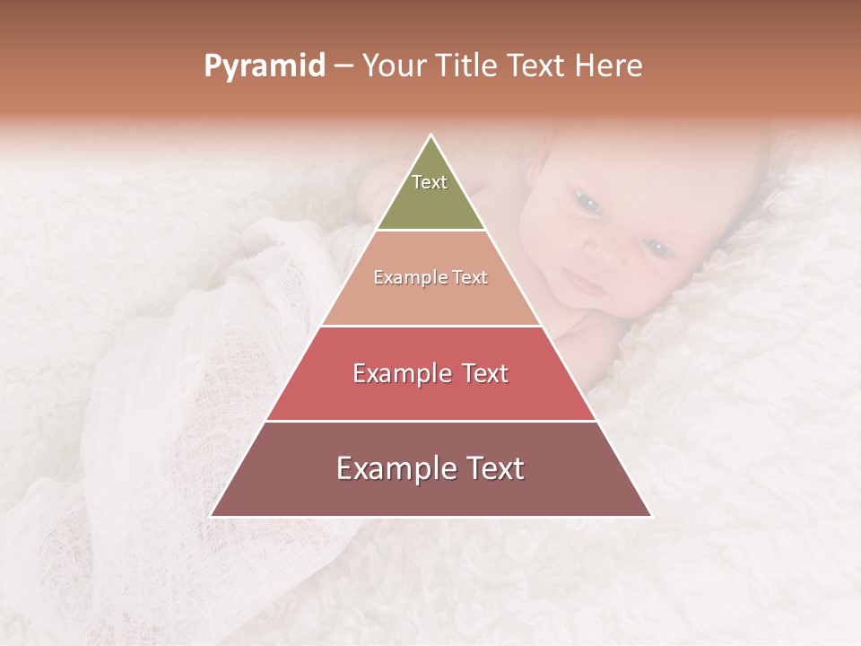 Cute Girl Awake PowerPoint Template