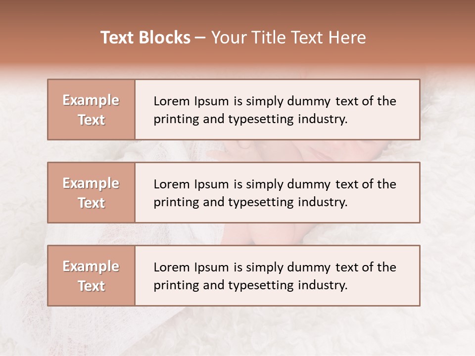 Cute Girl Awake PowerPoint Template