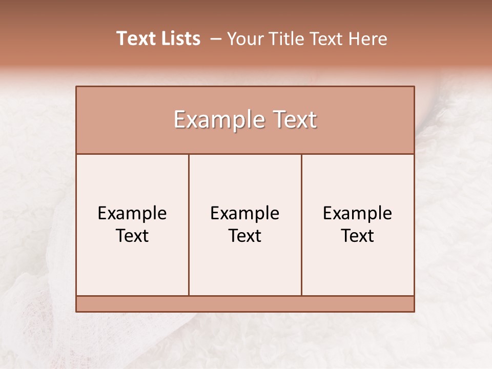 Cute Girl Awake PowerPoint Template