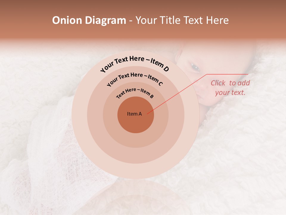 Cute Girl Awake PowerPoint Template