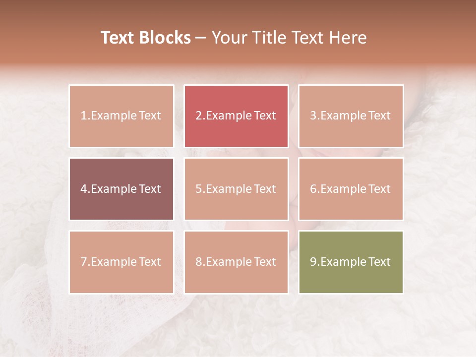 Cute Girl Awake PowerPoint Template