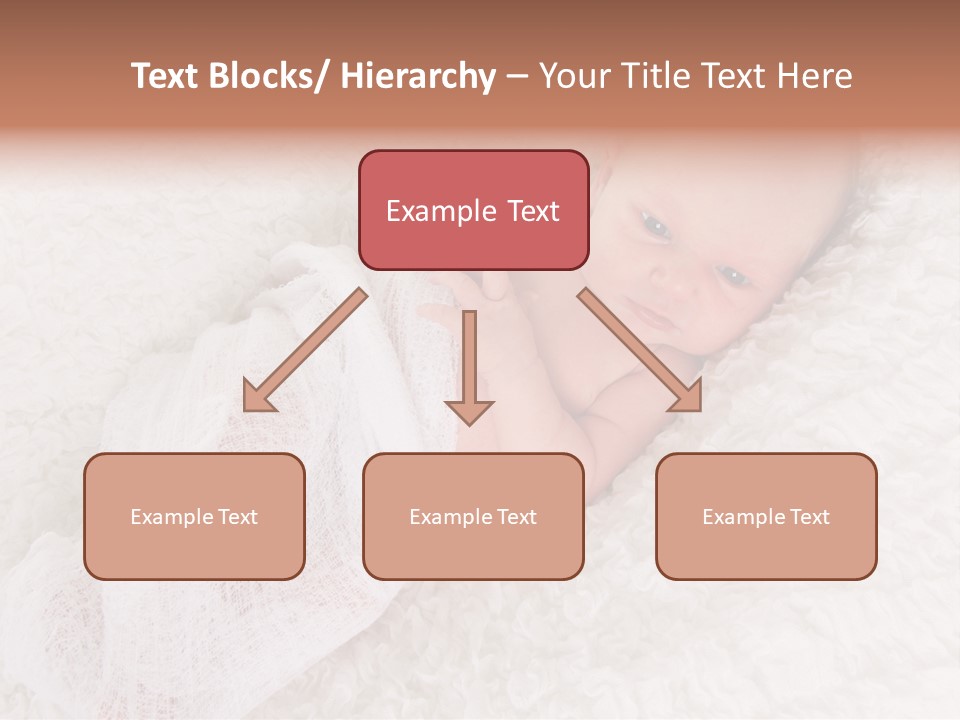 Cute Girl Awake PowerPoint Template