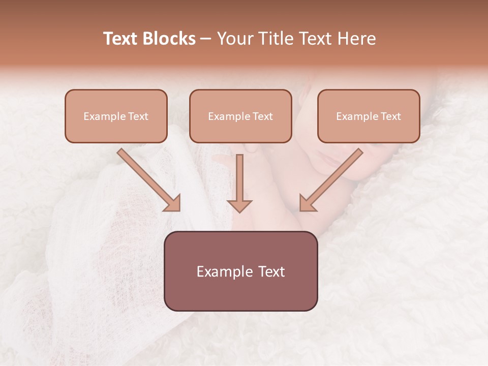 Cute Girl Awake PowerPoint Template