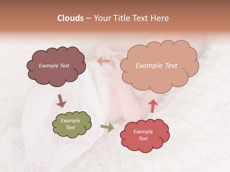 Cute Girl Awake PowerPoint Template