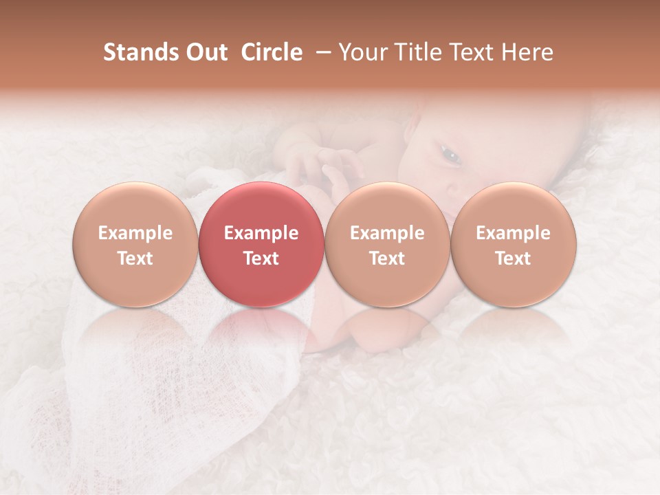 Cute Girl Awake PowerPoint Template