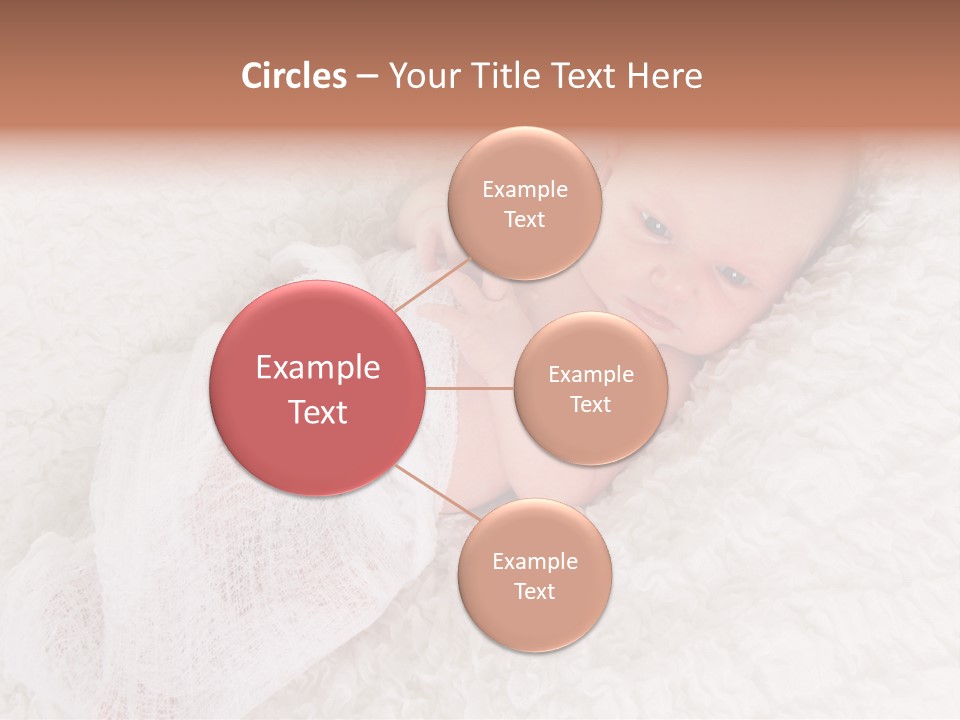 Cute Girl Awake PowerPoint Template