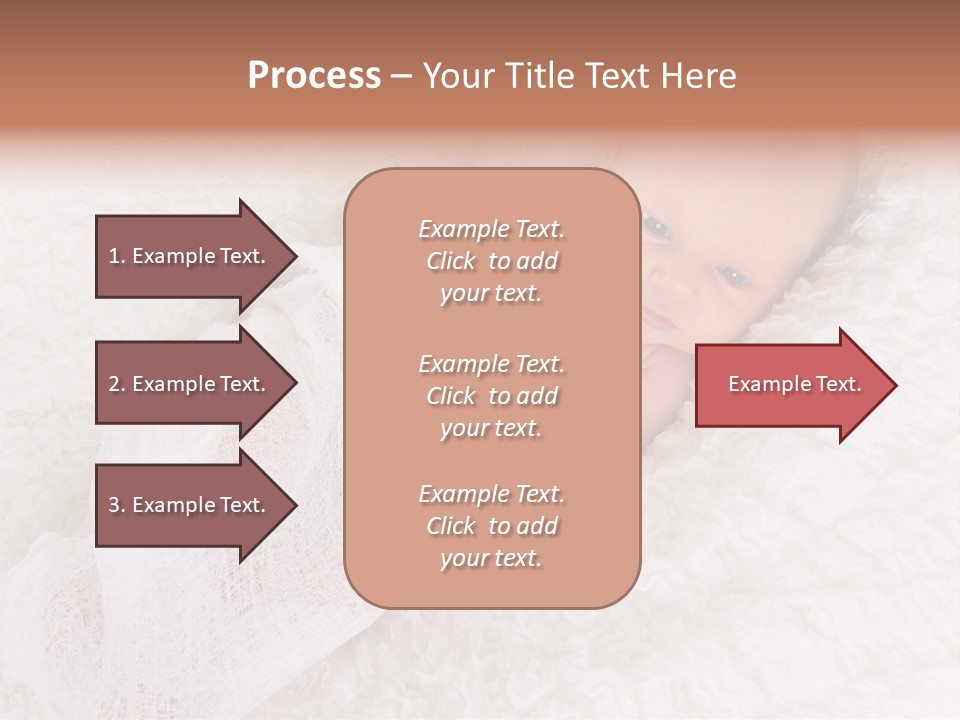 Cute Girl Awake PowerPoint Template