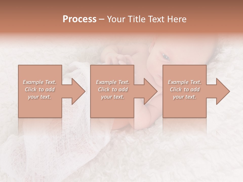 Cute Girl Awake PowerPoint Template