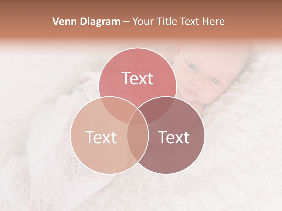 Cute Girl Awake PowerPoint Template