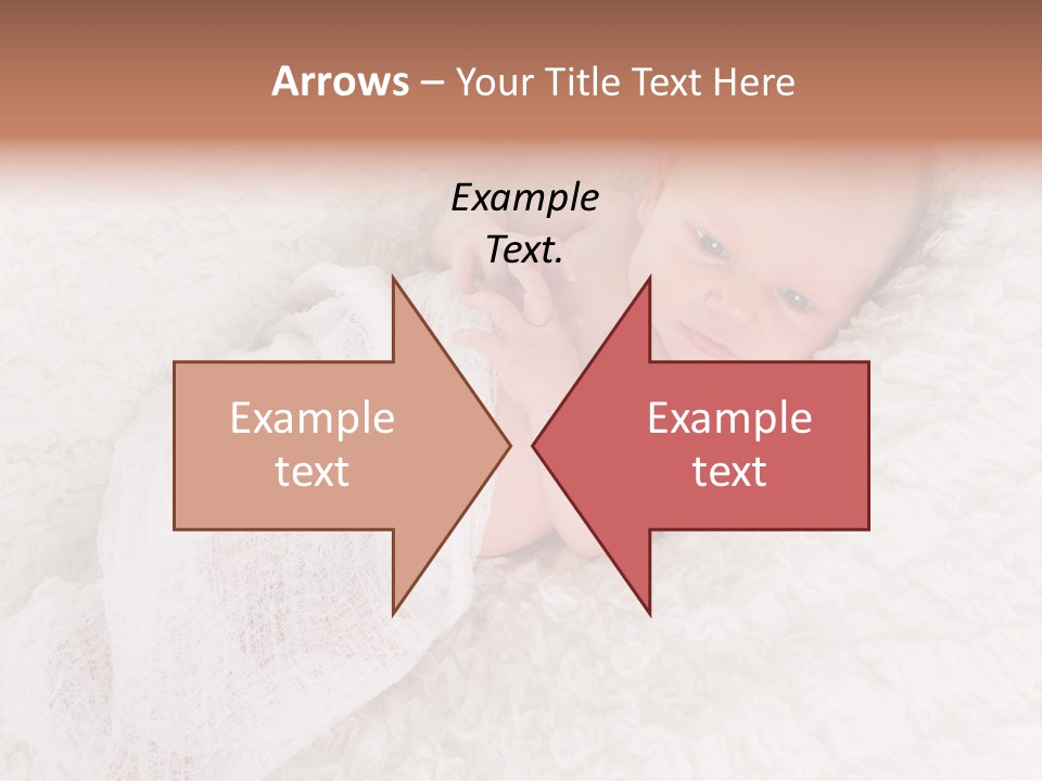 Cute Girl Awake PowerPoint Template