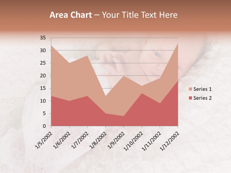 Cute Girl Awake PowerPoint Template
