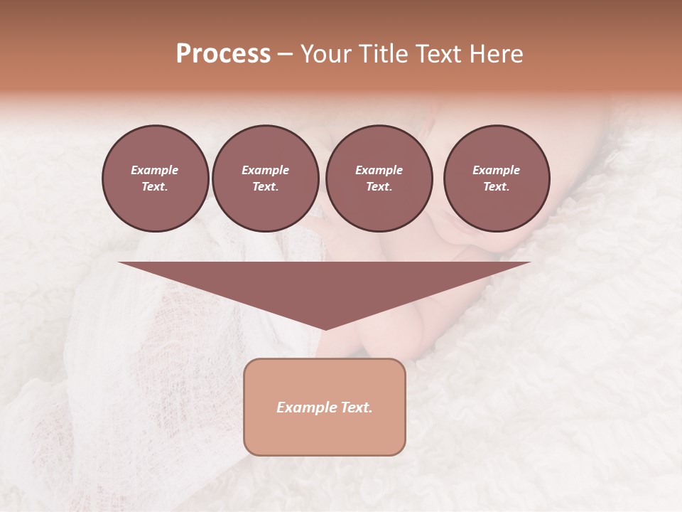 Cute Girl Awake PowerPoint Template