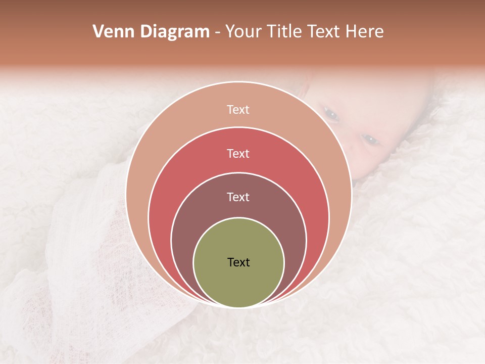 Cute Girl Awake PowerPoint Template