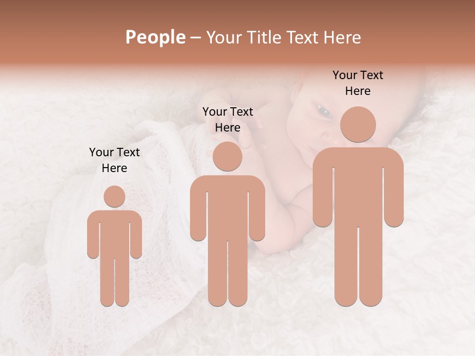 Cute Girl Awake PowerPoint Template