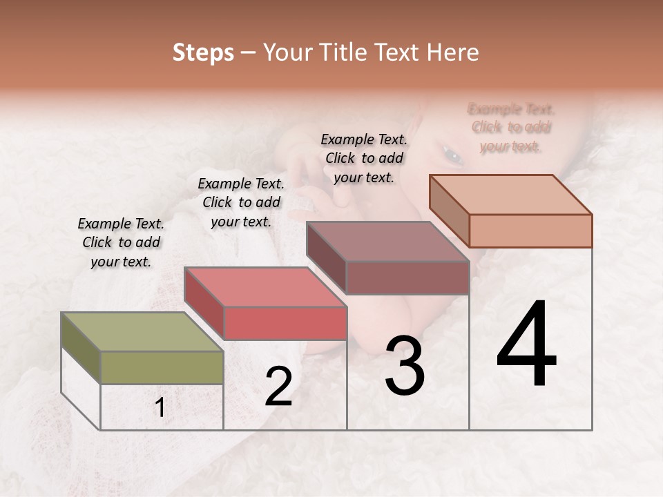 Cute Girl Awake PowerPoint Template