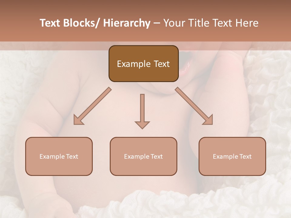 Caucasian Knitted White PowerPoint Template