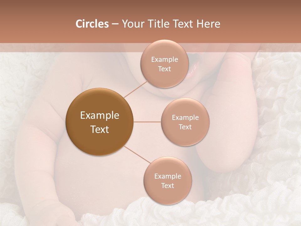 Caucasian Knitted White PowerPoint Template