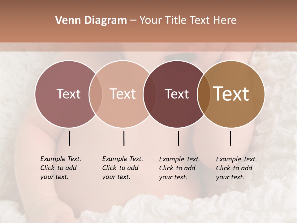 Caucasian Knitted White PowerPoint Template