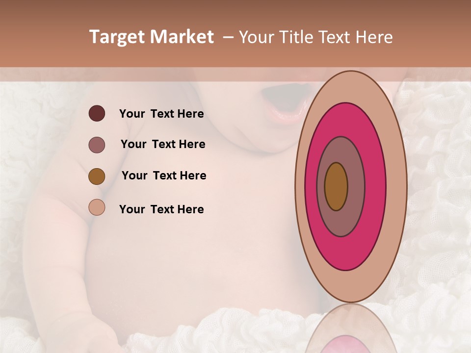 Caucasian Knitted White PowerPoint Template