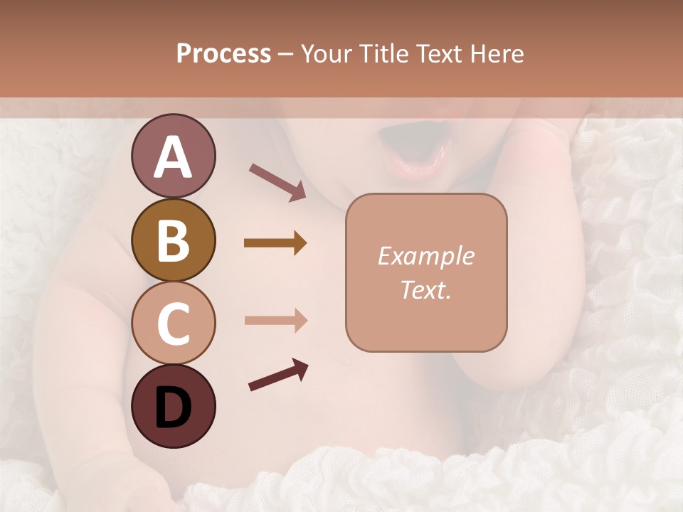 Caucasian Knitted White PowerPoint Template