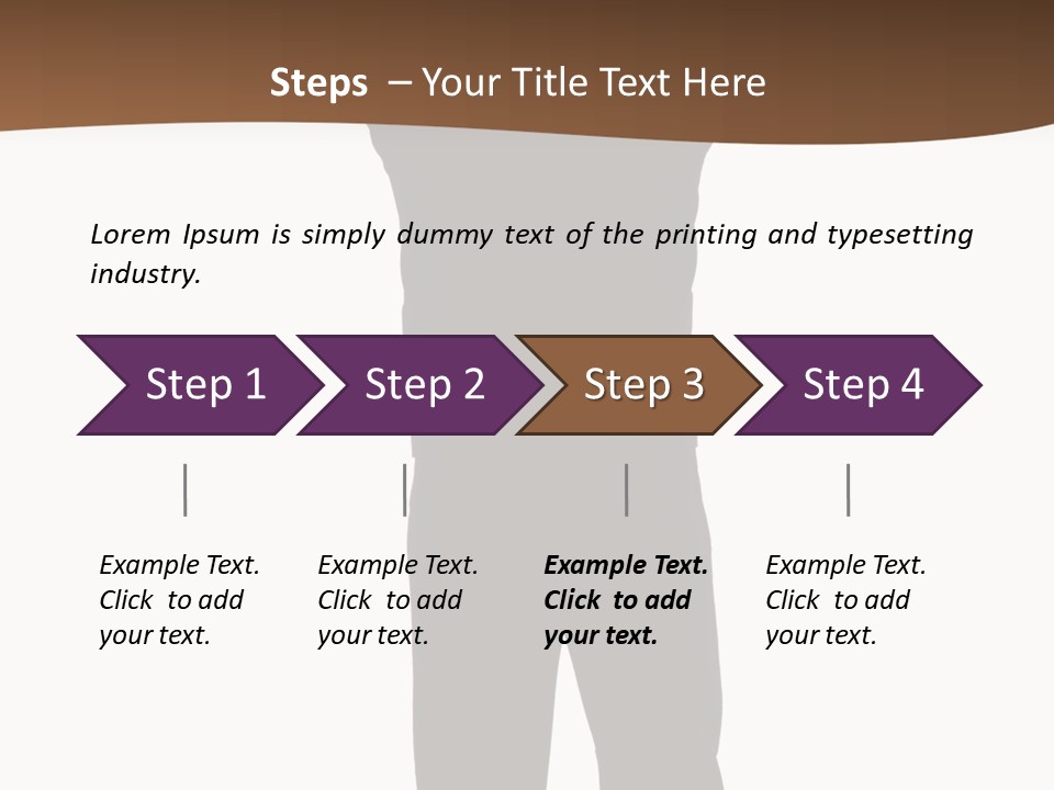 Confident Suit Executive PowerPoint Template