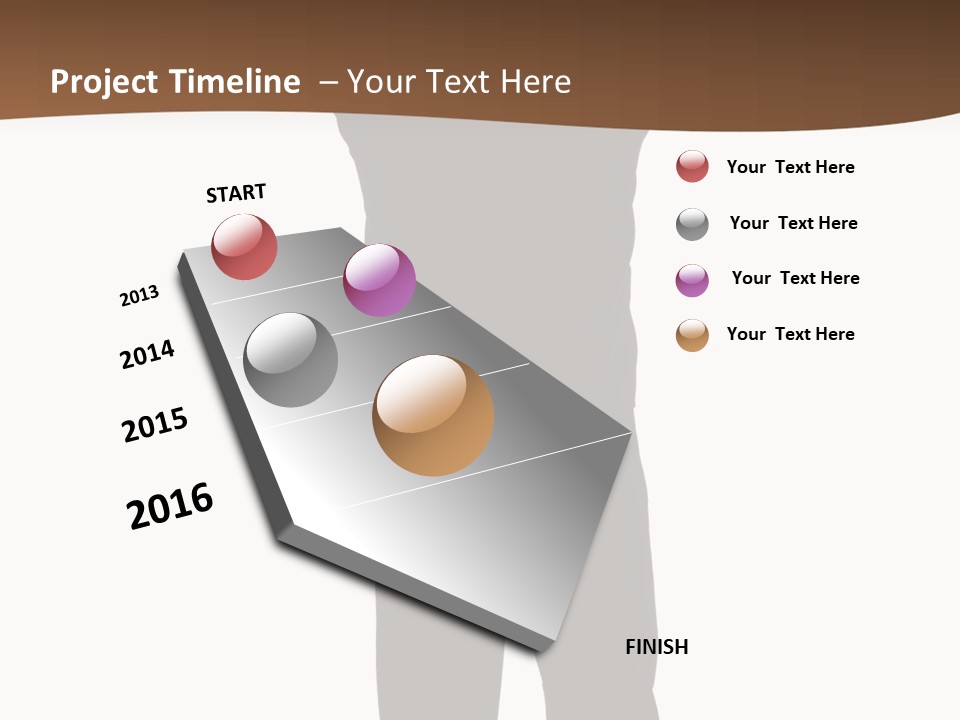 Confident Suit Executive PowerPoint Template
