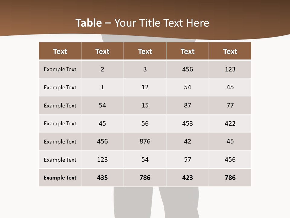 Confident Suit Executive PowerPoint Template