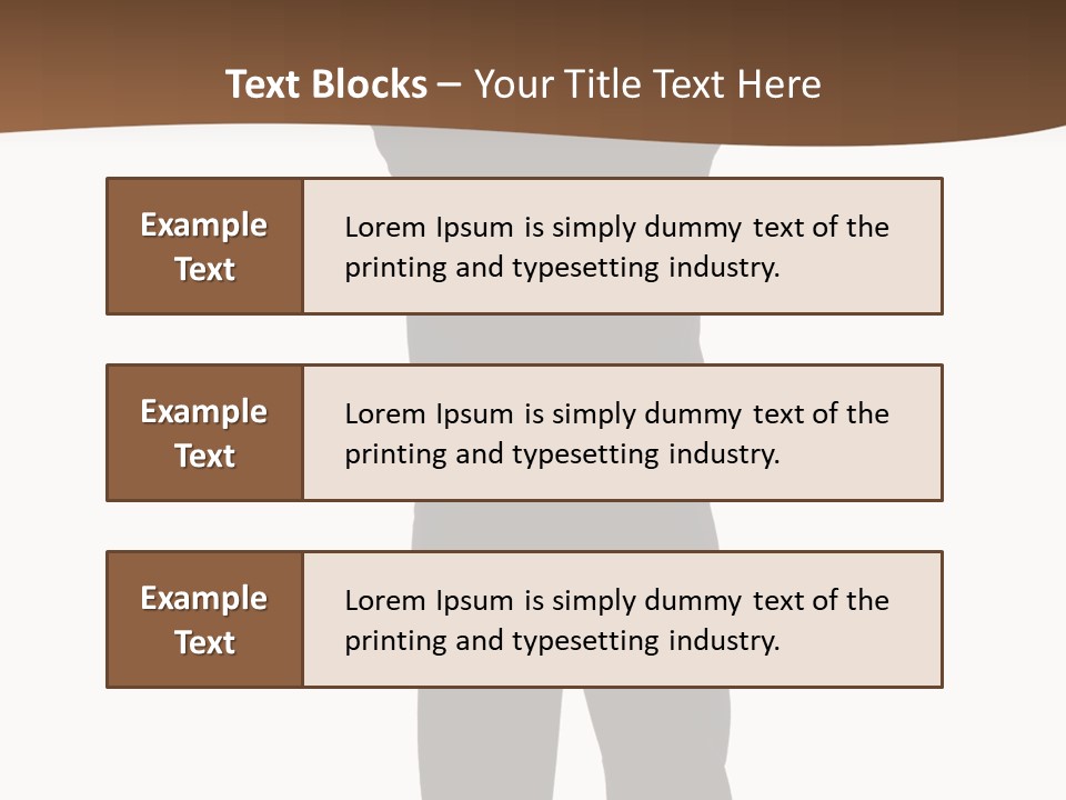 Confident Suit Executive PowerPoint Template