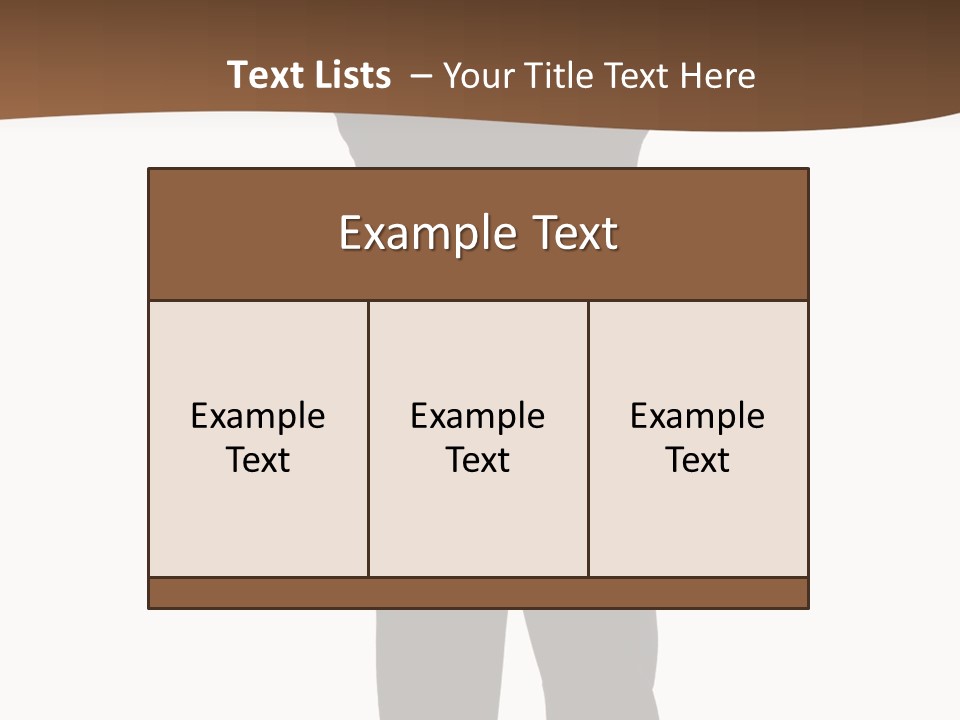 Confident Suit Executive PowerPoint Template