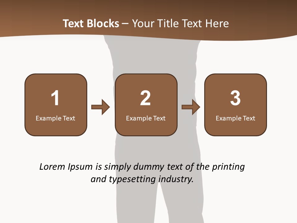 Confident Suit Executive PowerPoint Template