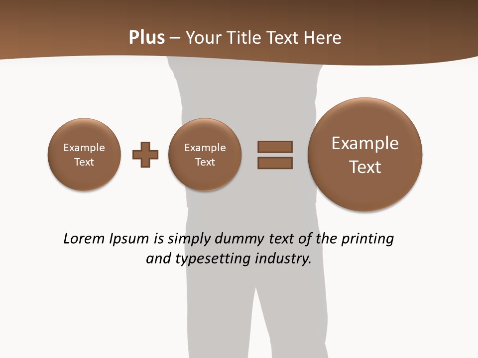 Confident Suit Executive PowerPoint Template