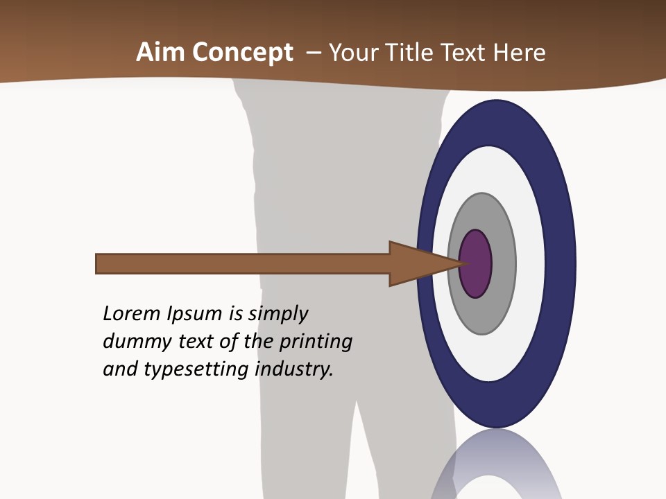 Confident Suit Executive PowerPoint Template